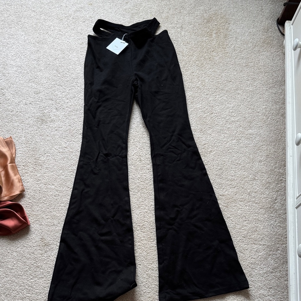 Adika Black Flare Pants